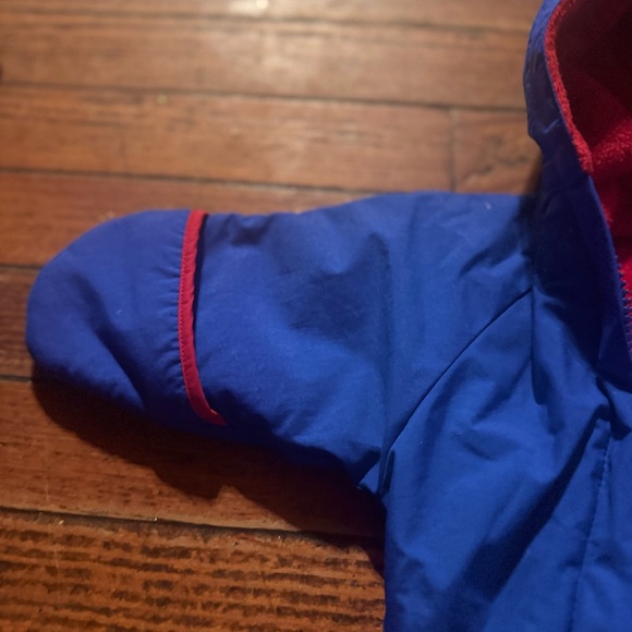 Vintage rugged bear infant car seat stroller winter bunting snowsuit - Picture 4 of 9